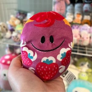 Bears vs Donuts Strawbeary Creme 4” Stuffed Bean Plush